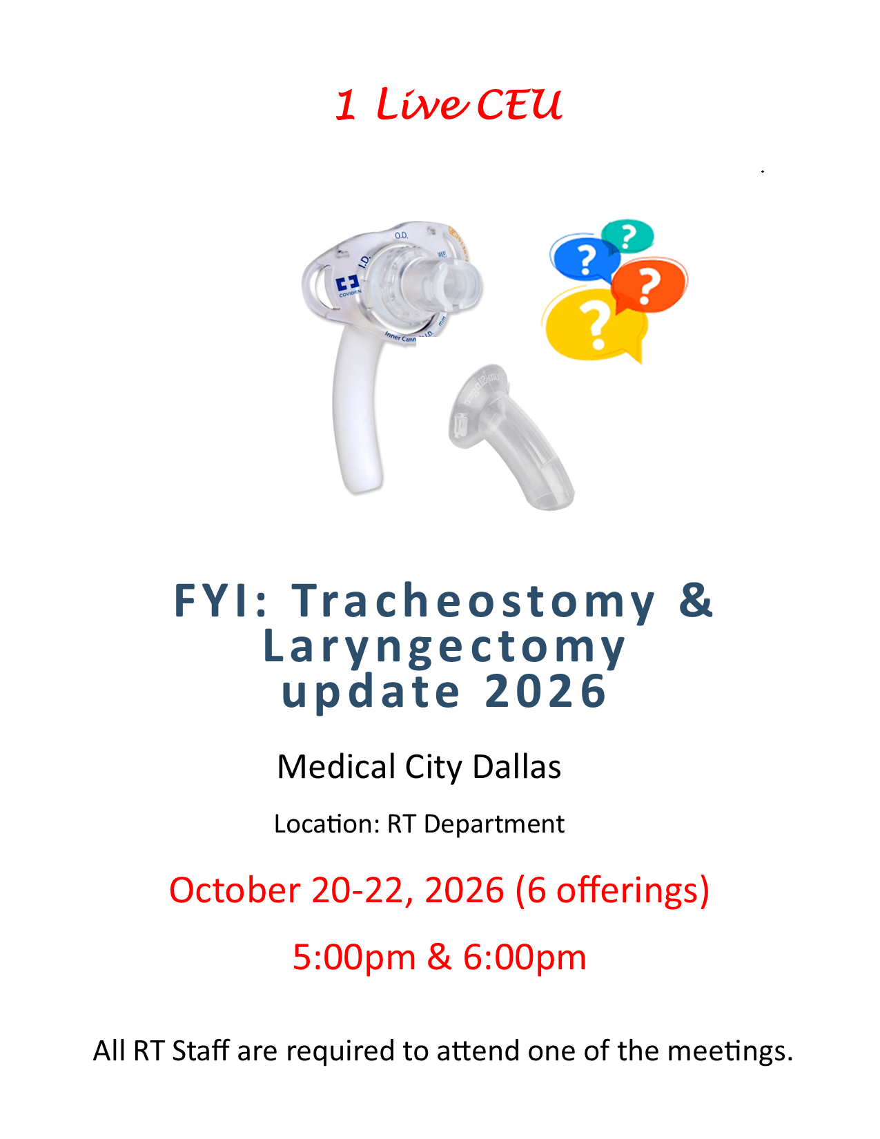 CEU: Trach Education